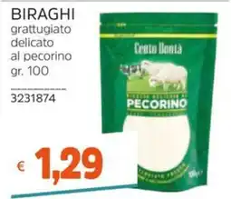 Stop&Shop Biraghi grattuggiato delicato al pecorino offerta
