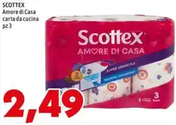 MEGA Scottex Amore di Casa carta da cucina offerta