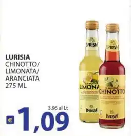 Supermercati Bruscoli LURISIA CHINOTTO/LIMONATA/ARANCIATA offerta