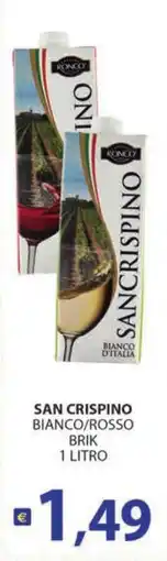 Supermercati Bruscoli San Crispino Bianco/Rosso offerta