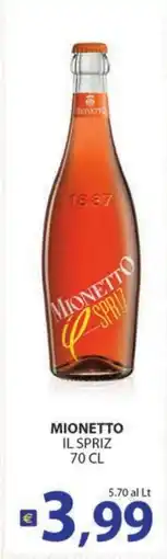 Supermercati Bruscoli Mionetto Il Spriz offerta