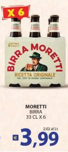 Supermercati Bruscoli Birra Moretti offerta