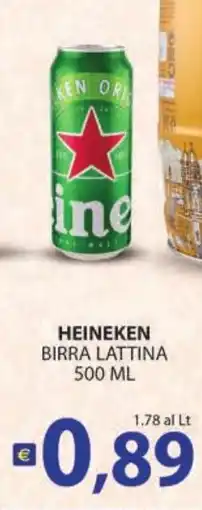 Supermercati Bruscoli Heineken Birra Lattina offerta