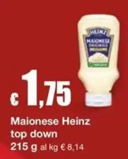 Sì con te Superstore Maionese Heinz top down offerta