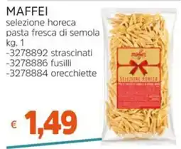 Stop&Shop MAFFEI selezione horeca pasta fresca di semola offerta