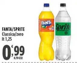 Rossotono Carrefour FANTA/Sprite Classica/zero offerta