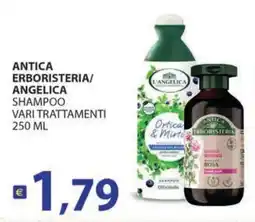 Supermercati Bruscoli ANTICA ERBORISTERIA/ANGELICA SHAMPOO offerta