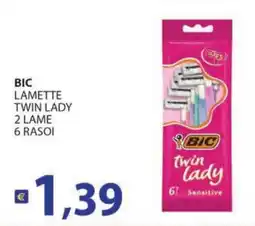 Supermercati Bruscoli BIC LAMETTE TWIN LADY offerta