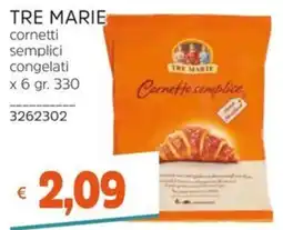 Stop&Shop TRE MARIE cornetti semplici congelati offerta