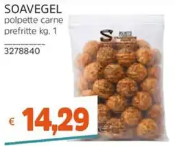 Stop&Shop SOAVEGEL polpette carne prefritte offerta