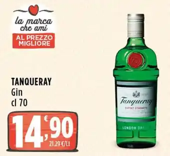 Rossotono Carrefour Tanqueray Gin offerta