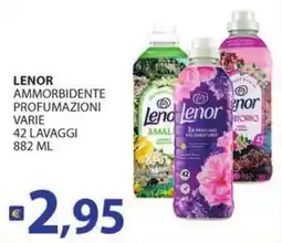 Supermercati Bruscoli Lenor ammorbidente profumazioni varie offerta