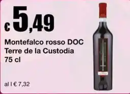 Sì con te Superstore Montefalco rosso DOC Terre de la Custodia offerta