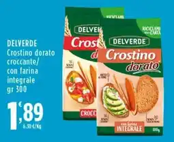 Rossotono Carrefour DELVERDE Crostino dorato offerta