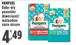 Rossotono Carrefour Pampers Baby-dry pannolini mutandino offerta