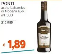 Stop&Shop PONTI acetobalsamico di Modena I.G.P. offerta