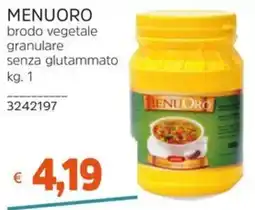 Stop&Shop MENUORO brodo vegetale granulare senza glutammato offerta