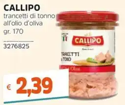 Stop&Shop CALLIPO trancetti di tonno all'olio d'oliva offerta