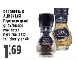 Rossotono Carrefour Pepe nero granuli offerta