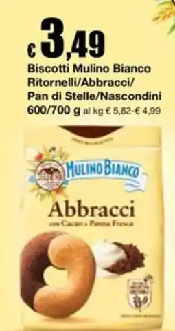 Sì con te Superstore Biscotti Mulino Bianco Abbracci offerta