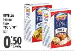 Rossotono Carrefour DIVELLA Farina tipo "00"/"0" offerta