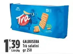 Rossotono Carrefour GALBUSERA Trà salatini offerta