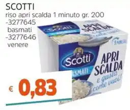 Stop&Shop Scotti riso apri scalda offerta