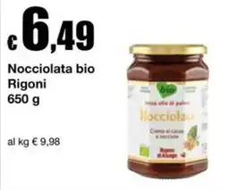 Sì con te Superstore Nocciolata bio Rigoni offerta
