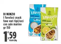 Rossotono Carrefour I Favolosi snack fave offerta