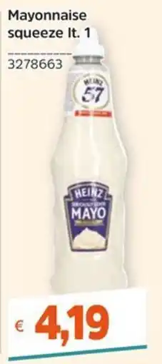 Stop&Shop Mayonnaise squeeze Heinz offerta