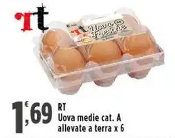 Rossotono Carrefour Uova fresche offerta