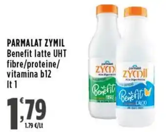 Rossotono Carrefour PARMALAT ZYMIL Benefit latte UHT offerta