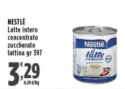 Rossotono Carrefour Nestlé Latte intero concentrato zuccherato offerta