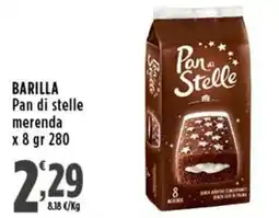 Rossotono Carrefour BARILLA Pan di stelle offerta