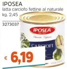 Stop&Shop IPOSEA latta carciofo fettine al naturale offerta