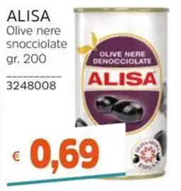 Stop&Shop ALISA Olive nere snocciolate offerta