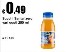 Sì con te Superstore Succhi Santal zero offerta