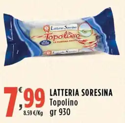 Rossotono Carrefour Latteria Sorensina Topolino offerta
