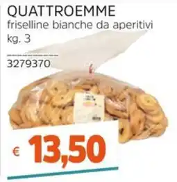 Stop&Shop QUATTROEMME friselline bianche da aperitivi offerta