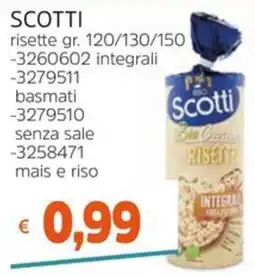 Stop&Shop Bio Scotti risette integrali offerta