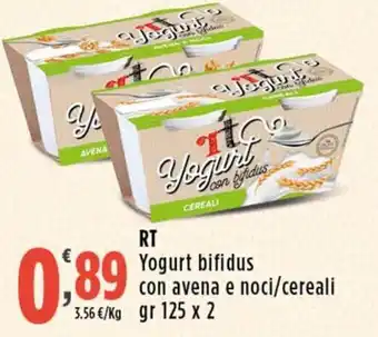 Yogurt bifidus con avena e noci/cereali