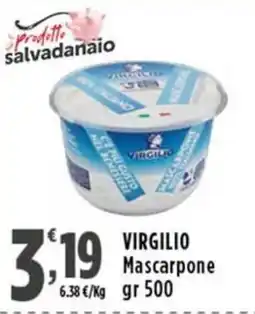 Rossotono Carrefour VIRGILIO Mascarpone offerta