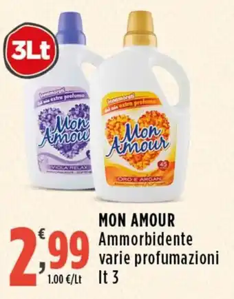 Rossotono Carrefour Mon Amour Ammorbidente offerta