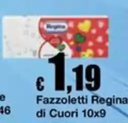 Sì con te Superstore Fazzoletti Regina di Cuori offerta