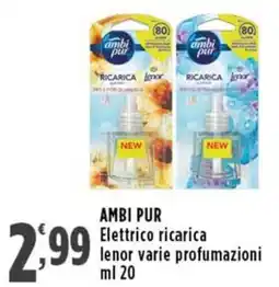 Rossotono Carrefour AMBI PUR Elettrico ricarica offerta