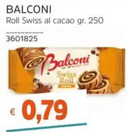 Stop&Shop Balconi Roll Swiss al cacao offerta