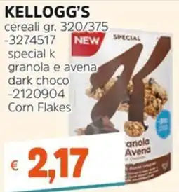 Stop&Shop Kellogg's special k granola e avena dark choco offerta