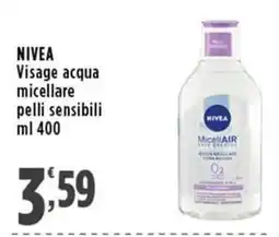 Rossotono Carrefour NIVEA Visage acqua micellare pelli sensibili offerta