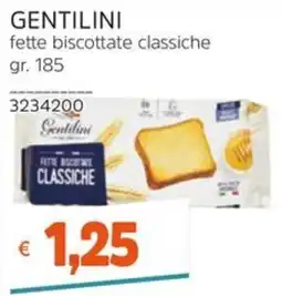 Stop&Shop GENTILINI fette biscottate classiche offerta