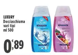 Rossotono Carrefour LUXURY Docciashiuma offerta